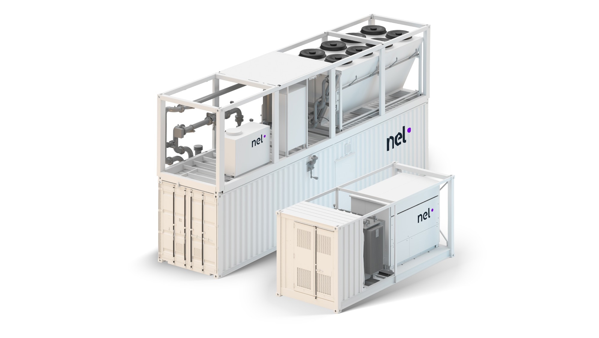Containerized PEM Hydrogen Generators: 246 to 492 Nm³/h