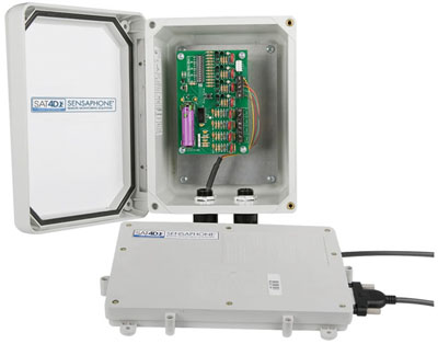 SAT4D Remote Satellite Monitoring from Sensaphone