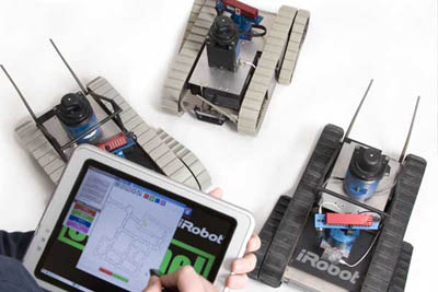 Teleoperated Control of Small Mobile Robots from iRobot Corporation