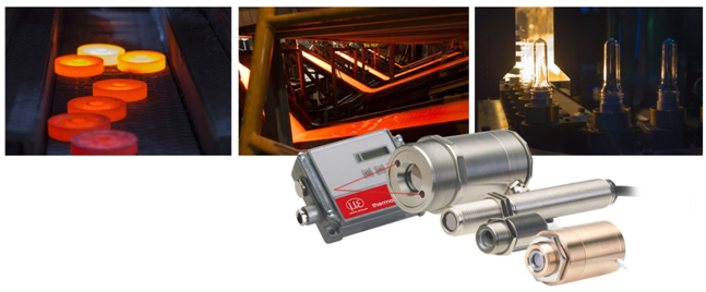 Micro-Epsilon offers a range of pyrometers optimized for temperature measurement of hot metal, glass and plastic production.
