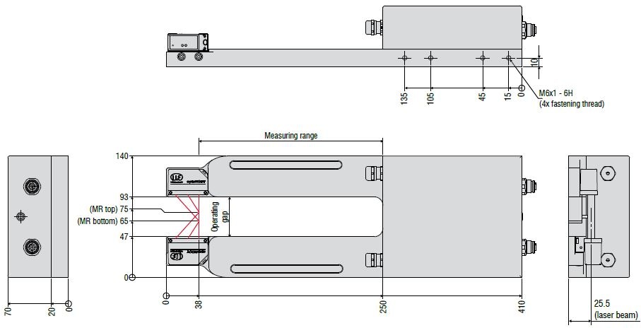 thicknessSENSOR for Laser-Optical Thickness Measurement