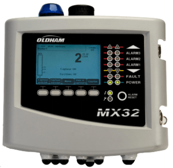 Monitor Multiple Gas Detectors - MX 32 Digital and Analog Controller