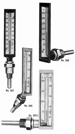 Separable Socket Connection Bronze Case Submarine Thermometers